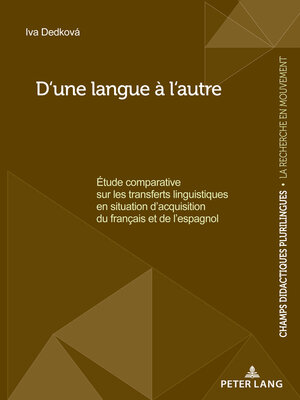 cover image of D'une langue à l'autre